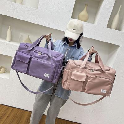 Travel Bag New Fashionable Large-capacity Portable Multi-functional Sports Fitness Bag Women's Short-distance Travel Storage Bag