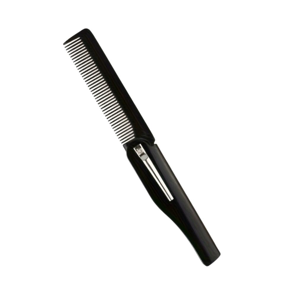 Mulitfunctional Portable Folding Comb Hairdressing Oil Head Styling Comb Travel