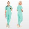 Summer Medical Scrubs Hospital Uniforms Doctor Nurse Workwear 4-way Stretch Pet Clinic Nursing Suits Dentist Working Clothes S21