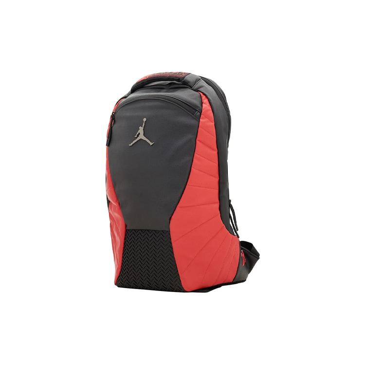 New Jordan Polyurethane Basketball Bag Backpack Regular Unisex Black Red 9A1773-KR5