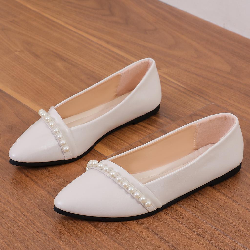 Shoes for Women Spring Autumn Women Flats Comfortable Non-slip Pointed Toe Plus Size 36-43 Casual Slip on Zapatos De Mujer