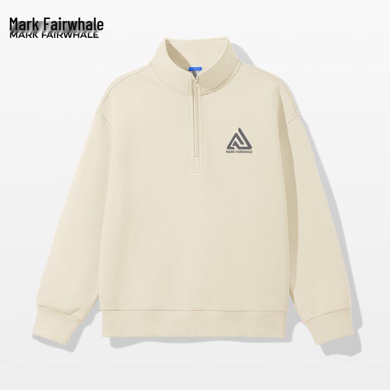 

Mark Fairwhale Men s Casual Half-Zip Stand-Collar Sweatshirt 2XL