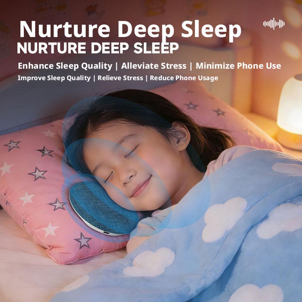 Bedroom Pillow Speaker Sound Bluetooth Under Pillow Speaker Stereo Bass White Noise With Timer For Sleeping Gifts