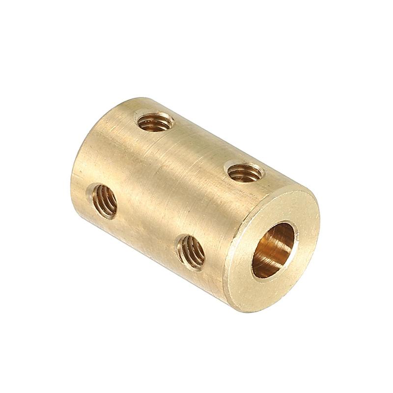 Brass Rigid Motor Shaft Coupling 3.17/4/5/6/8/10/12mm Coupler Transmission Connector Sleeve Adapter For RC Boat Car Airplane