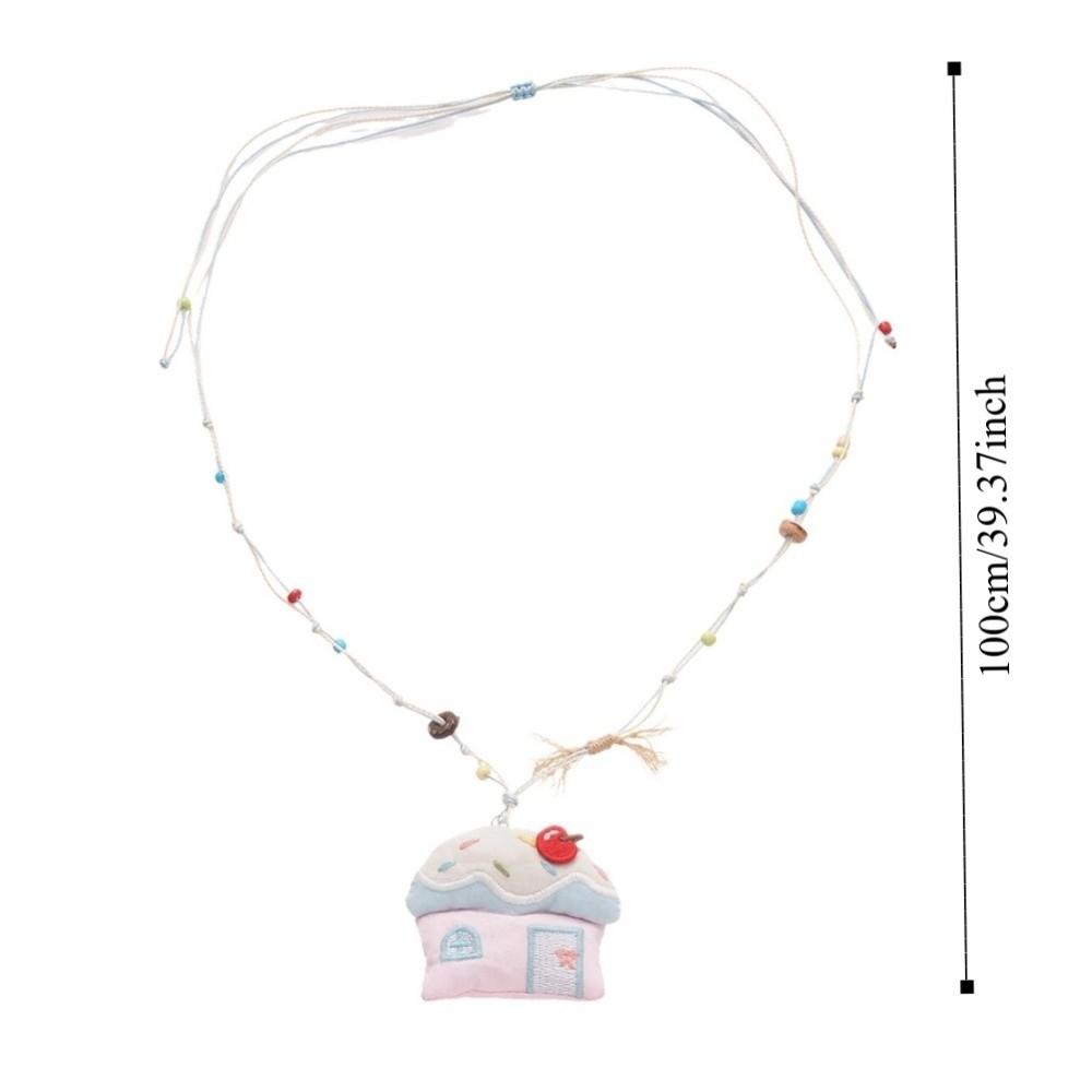 Flower Korean Beaded Necklace Jewelry Clavicle Necklace Pink Blue Bohemian Choker  Women