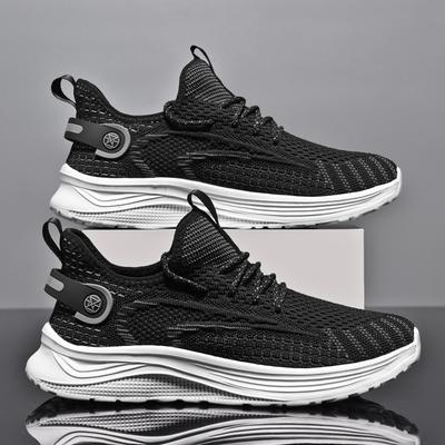 2025 Foreign Trade Men's Shoes Extra Large Size 45 Flying Woven Coconut Light Running Shoes 2025 Foreign Trade Men's Shoes