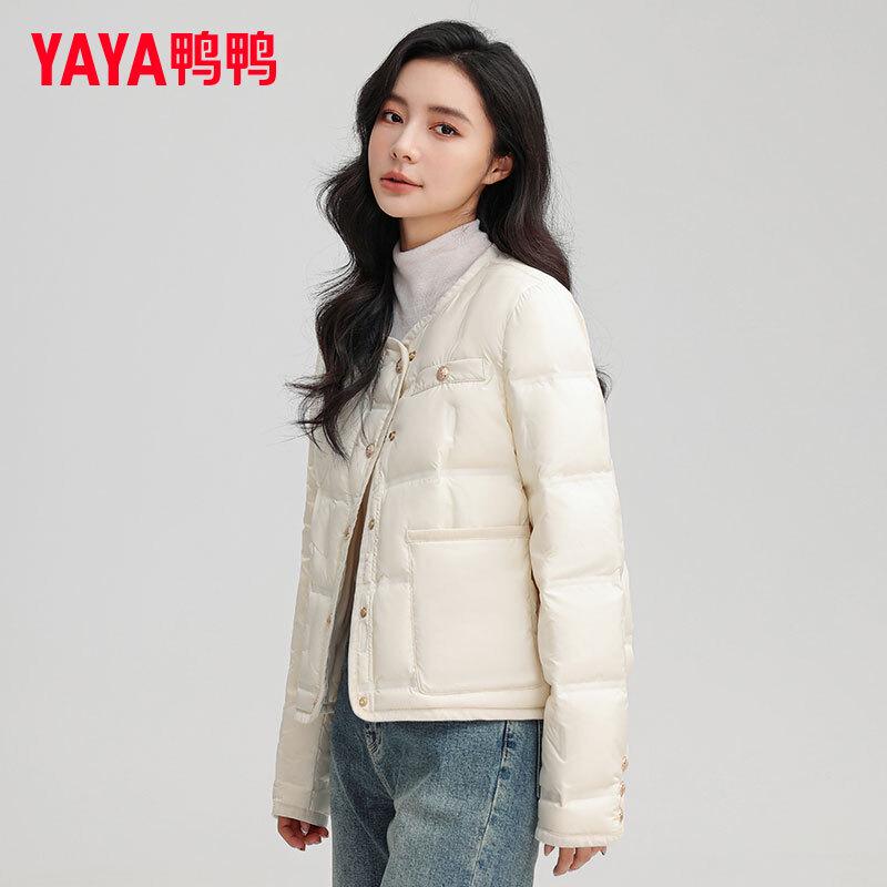 

Yaya Women s Lightweight Round Neck Duck Down Jacket L