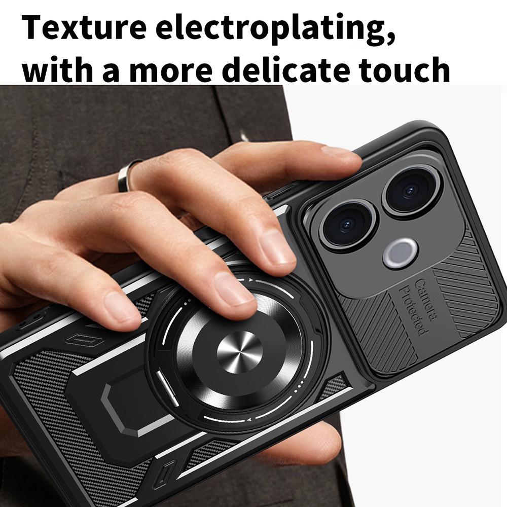 Magnetic Case For Vivo V60 Lite 5G / V60 Lite 4G Rotating Kickstand TPU + PC Phone Cover