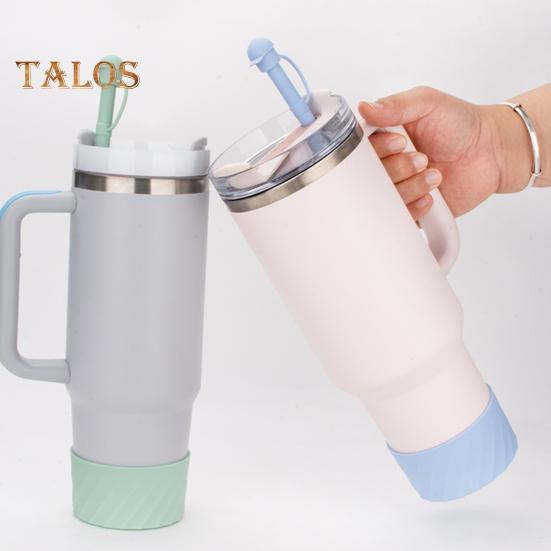 Silicone Straw Cap Dust-Proof Reusable Straw Toppers for Cups Leak Proof Splash Proof Straw Cover Fits Various Cup Eco-friendly Straw Accessory