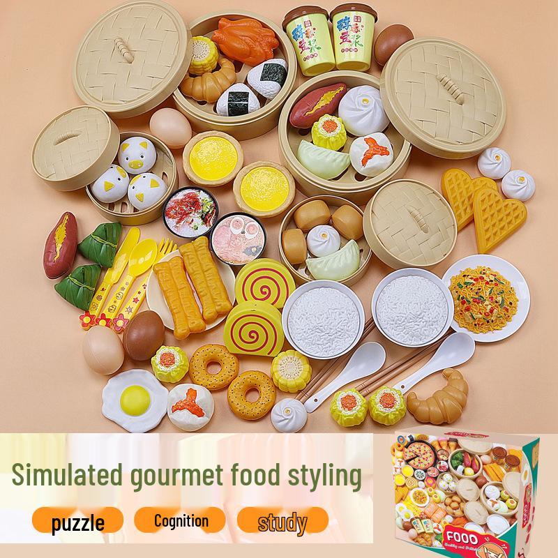 Children's BBQ Playset: Western Kitchen Simulation Food Toys