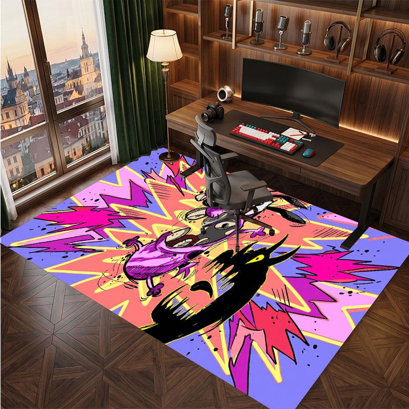 Courage the Cowardly Dog Rug Soft Thick Non Slip Floor Carpet for Bedroom Living Room Home Decor