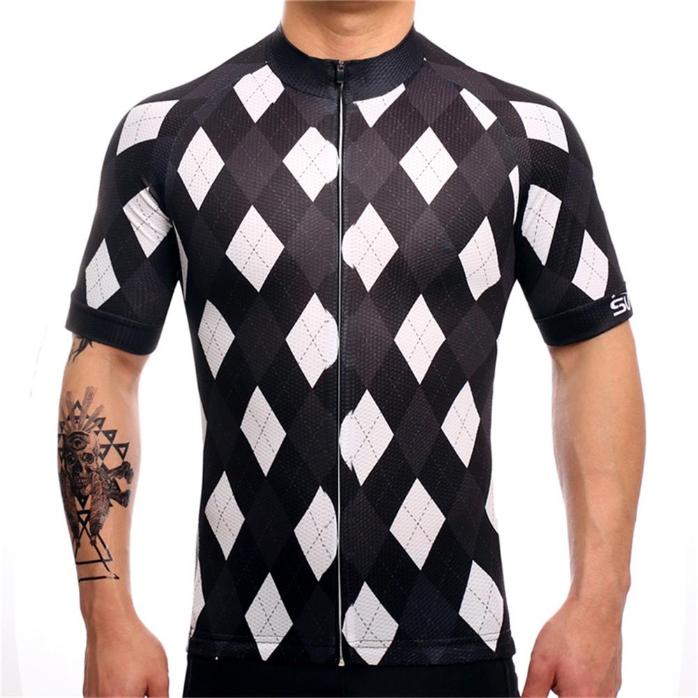Summer Short Riding Bicycle Cycling Clothing Set Men Sport Jerseys Suits Black Bib Pants
