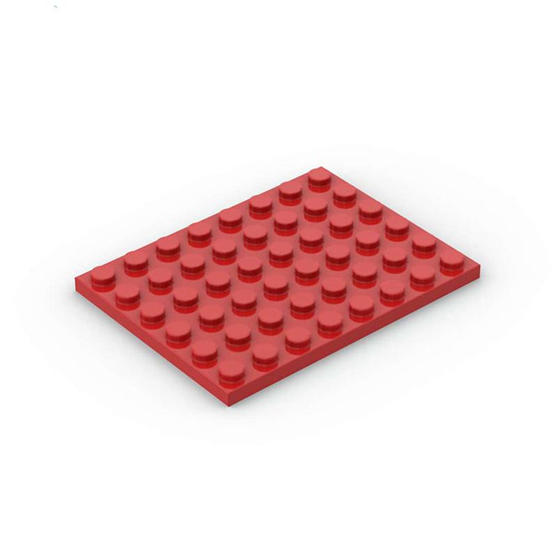 10pcs DIY Building Blocks Thin Figures Bricks 6x8 Dots 12Color Educational Creative Size Compatible With 3036 Toys for Children