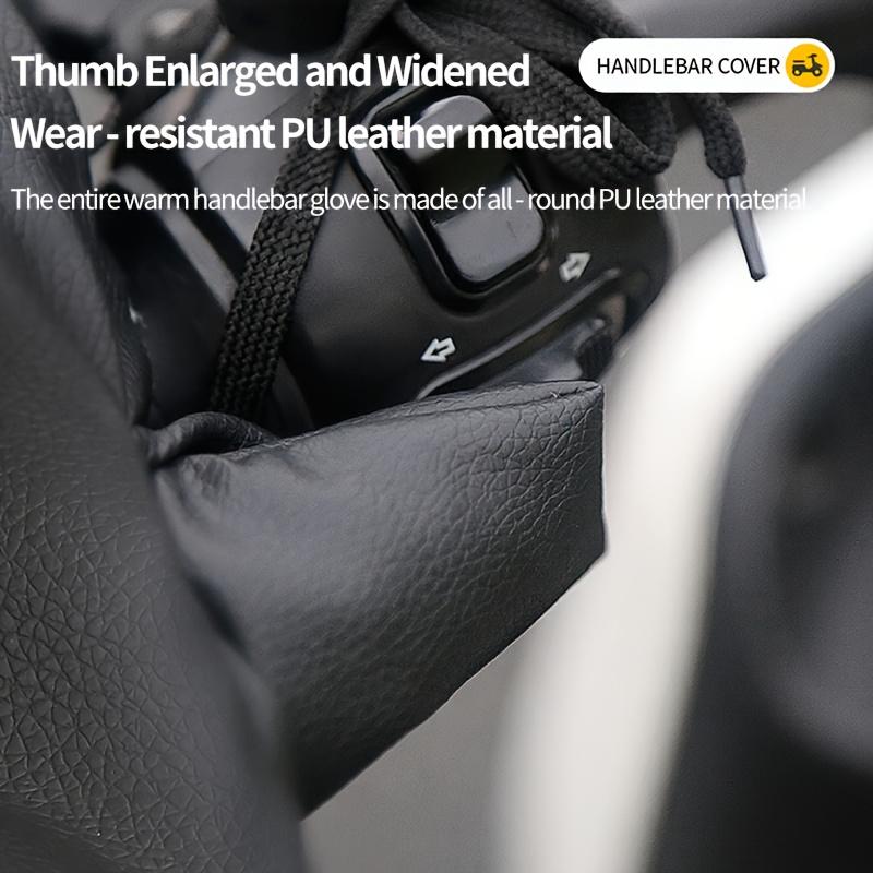 Winter-Elektrofahrzeug-Handschuhe, Warme und Verdickte Lenkerabdeckungen, Motorrad-Handschutz, Lenkerabdeckungen
