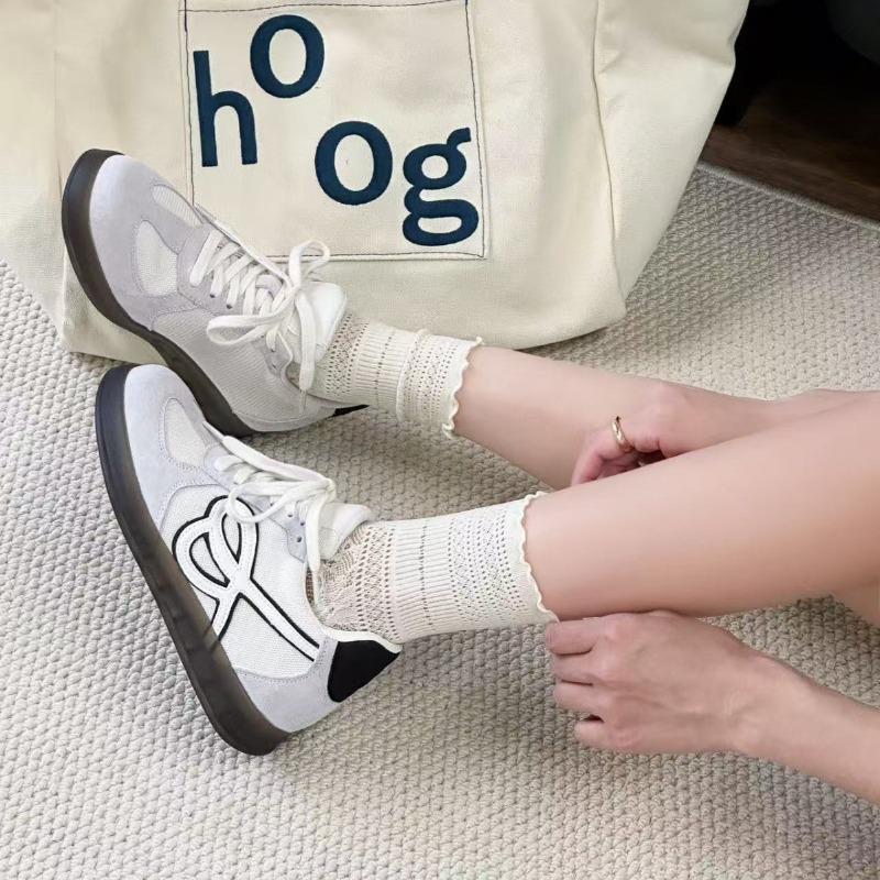 Spring and Summer New Board Shoes Platform Red Handmade Sports Couple Casual Shoes Female Macarons