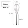 Portable Stainless Steel Handheld Egg Beater & Cream Whipper