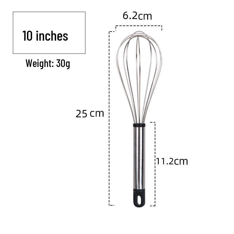 Portable Stainless Steel Handheld Egg Beater & Cream Whipper