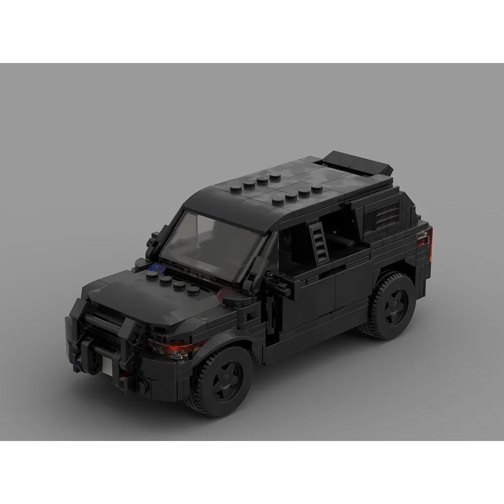 

MOC Городская Полиция Машина Исследователь Конструкторы Щиты спецназа США Транспортные Патрульные Наборы Скоростные Чемпионы Кирпичики Модель Игрушки для Детей