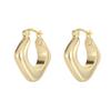 European and American 925 Sterling Silver Earrings Jewelry Minimalist Geometric Plain Circle Hoop Huggies Earrings for Women
