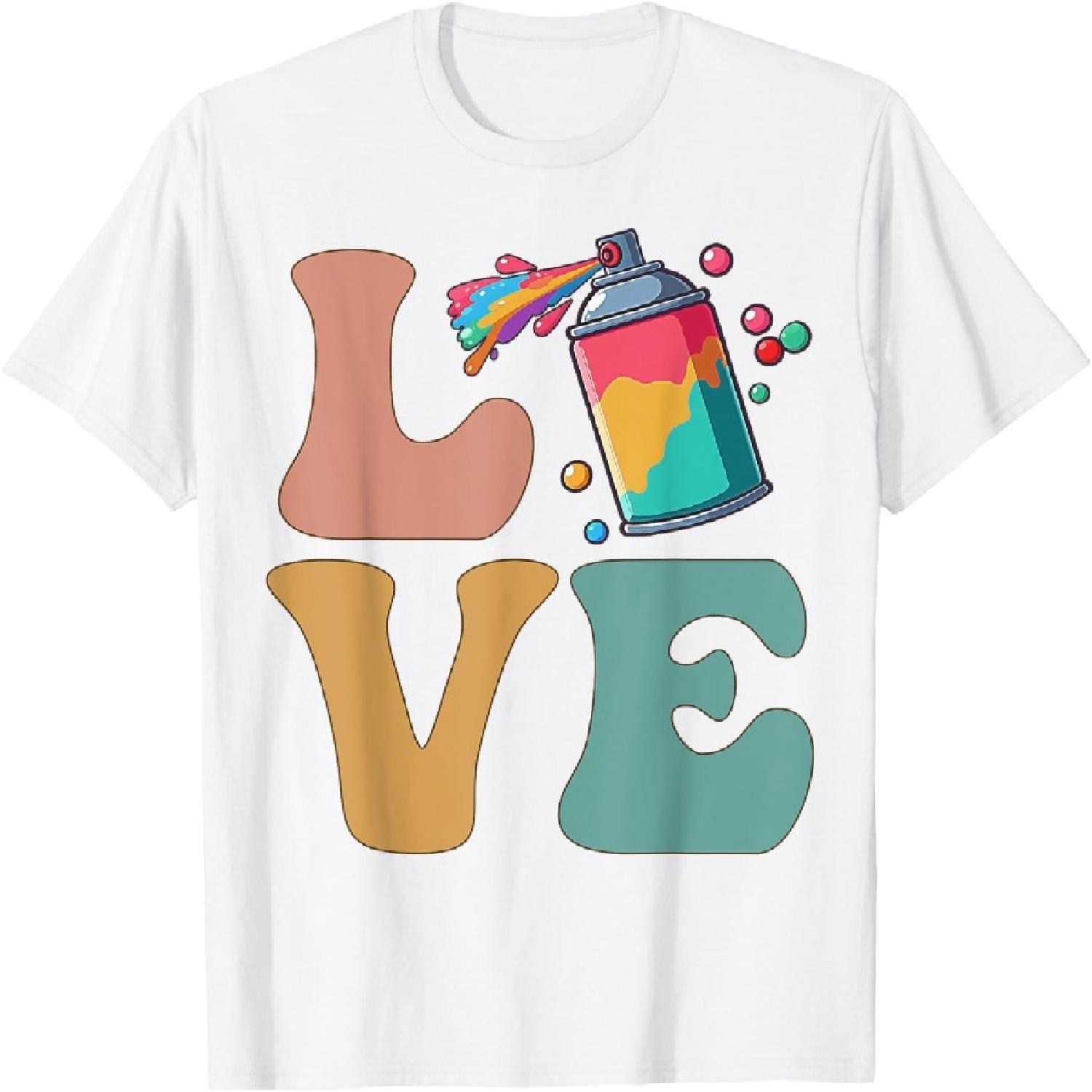 Graffiti Urban Art Street Graffiti Tag LOVE T-Shirt S