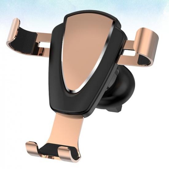 Car Air Vent Phone Holder Gravity Phone Stand (Golden) car phone holder