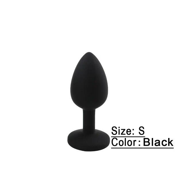 Silicone Anal Plug Unisex Sex Stopper Adult Sex Toys Men/Women Prostate Massager Anal Trainer Butt Plugs for Couples/Gay