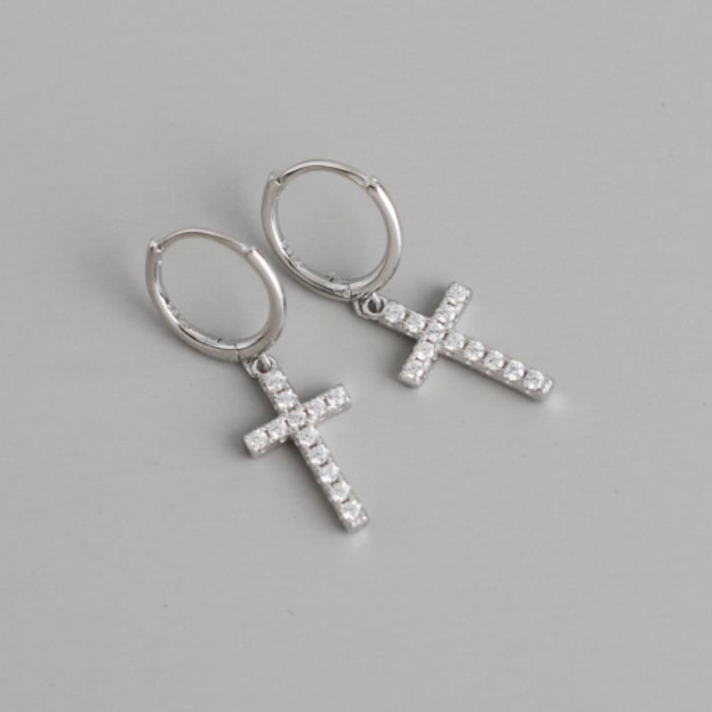 Fashionally Unique Design Bee, Dragonfly, Gecko Earrings for Women, Light Luxury Cross, Victory Gesture, Star Quality Earrings