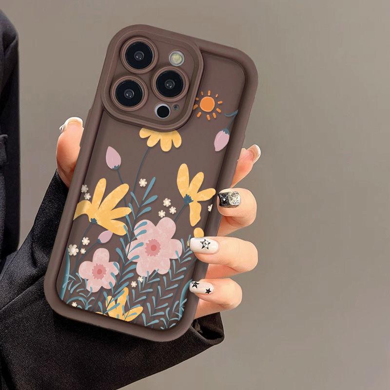 Flowers and Plants for iPhone17PorMax Mobile Phone Case 14 Apple 13 Matte 12/15 Premium 11 Fine Holes
