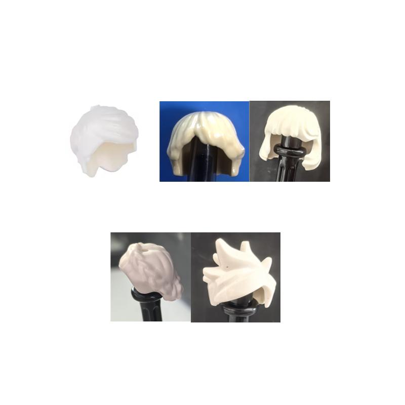 MOC City Building Blocks Procurement Products Body Character Accessories Colorful Hair Mini Bricks Compatible Toys Gift K075 DIY