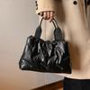 Nylon Women's Tote Bags Autumn Winter Fashion Underarm Bags Padded Top-Handle Bags Ladies Casual Shopper Bags Handbags for Girls