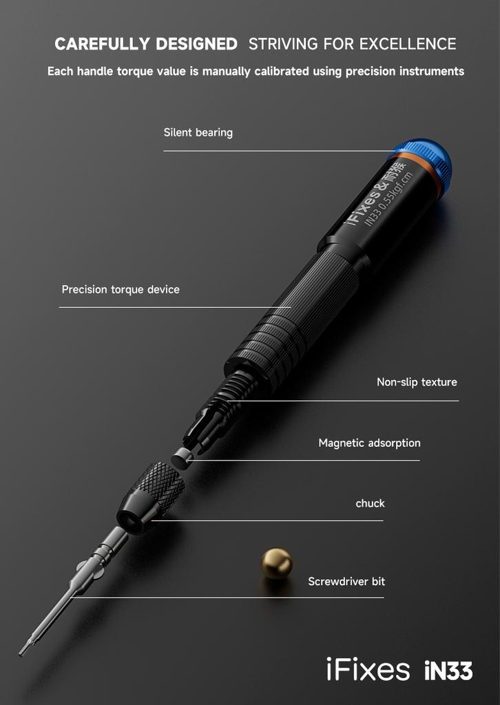 iFixes iN33 Factory Fixed Torgue/Precision Torque Screwdriver/Mobile repair screwdriver