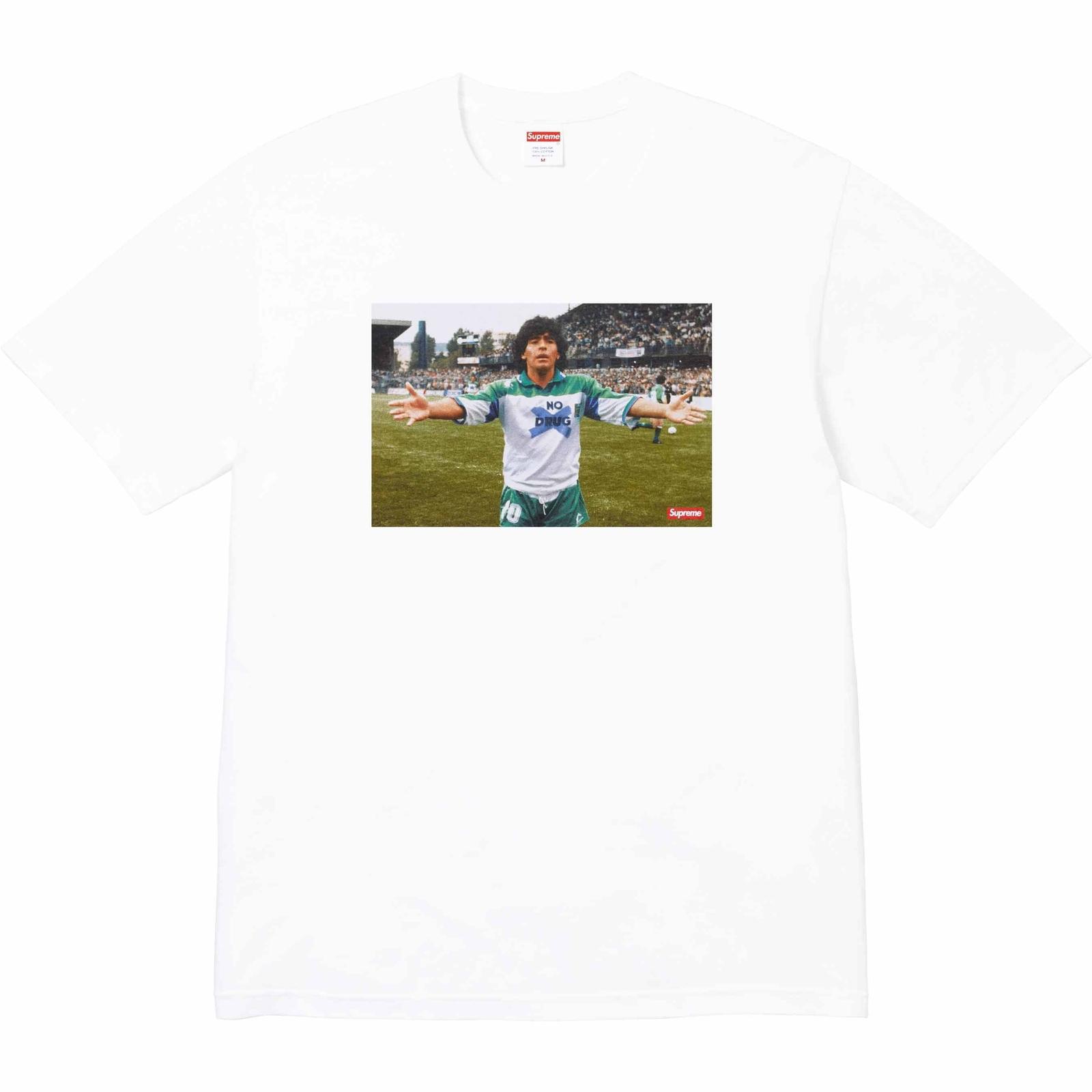 Supreme Maradona Tee White XXL