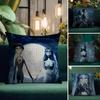CCorpse BrideE Movie Cushion Cover Natural Linen Pillow Case DoubleSided Print Decorative Sofa Pillowcase Home Decor Gift