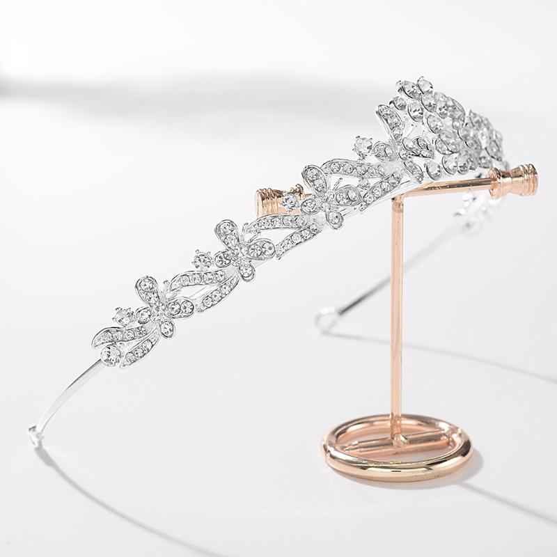 Butterfly Diamond Bridal Crown Wedding Photography Tiara Princess Birthday Party Crown