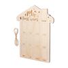 12 Months Photo Frame First Birthday Wood Board Photo Banner Newborn To 12 Months Desktop Ornament For Newborn Boys Or Girls