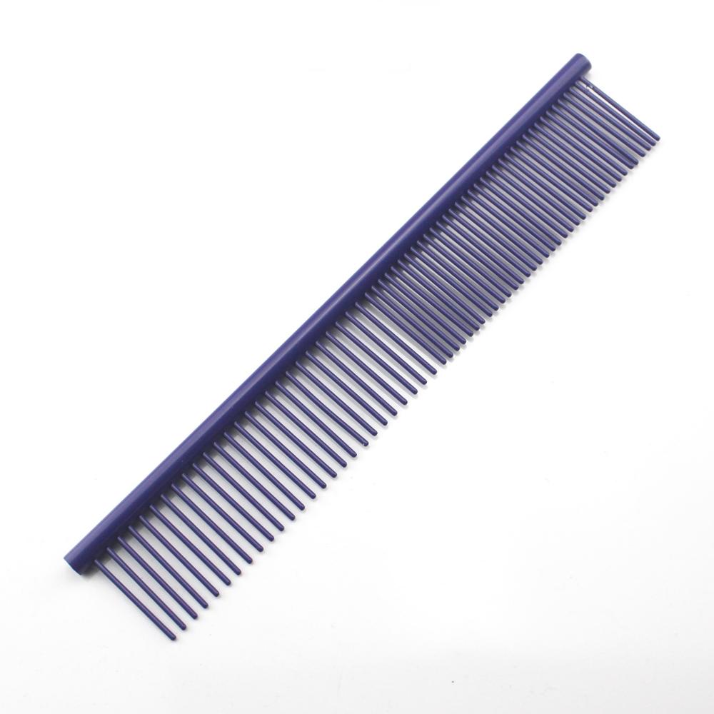 10pcs Pet Comb Stainless Steel Silver Pet Lightweight Comb for Dog and Cat  Color Comb PT-255
