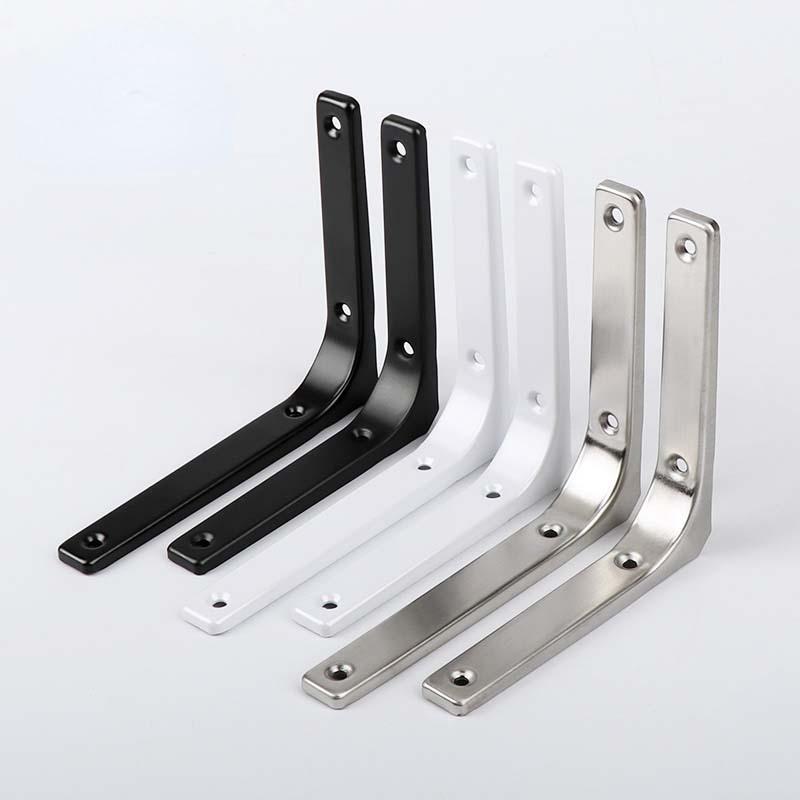 1 X Shelf Thickened Wall L-shaped Fixed Bracket Support Bracket Support Frame L-line Protection Corner De Modble