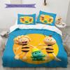 Maya the Bee  Pattern Bedding Quilt Set  Home Decoration  Gift (1 * Duvet Cover + 2 * Pillowcase  Without Core)