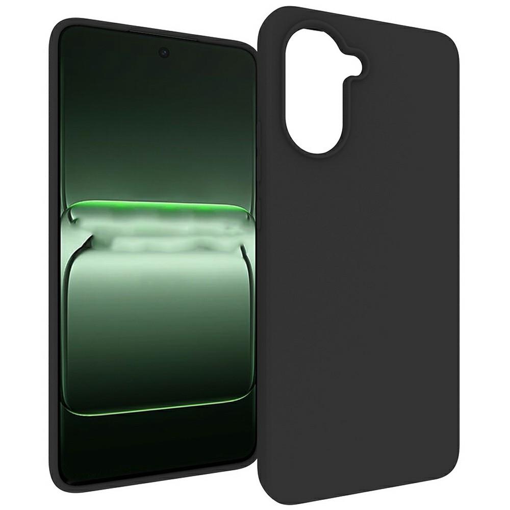 

For OnePlus Nord CE 5G/Ace 5 Racing 5G Case Soft Matte Back TPU Black Phone Cover (Large Cutout) A