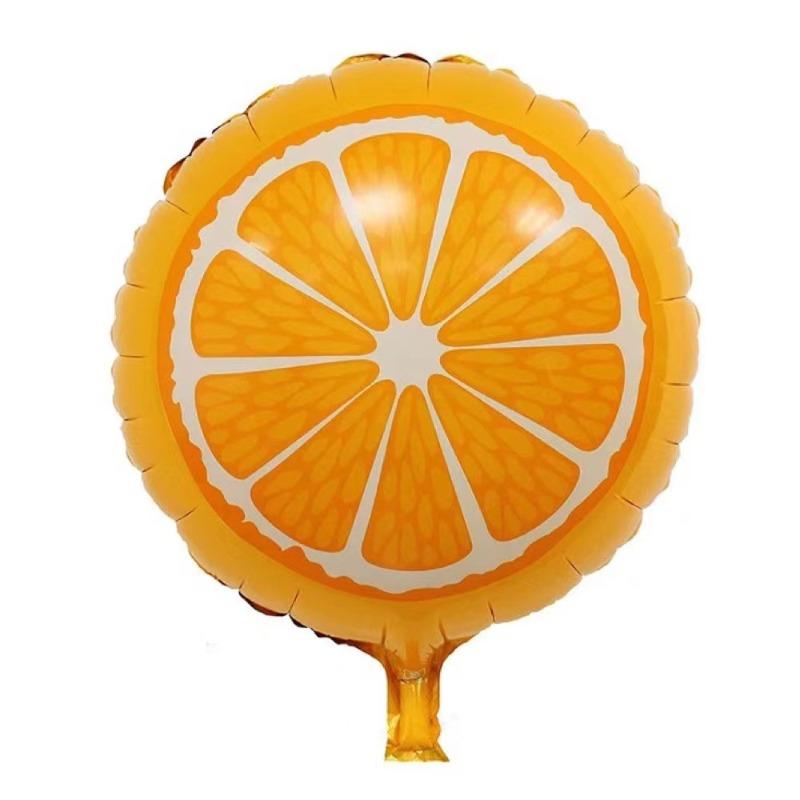 18-inch Fruit Aluminum Film Balloon Watermelon, Orange Strawberry Pitaya Wedding Birthday Party Decoration Balloon