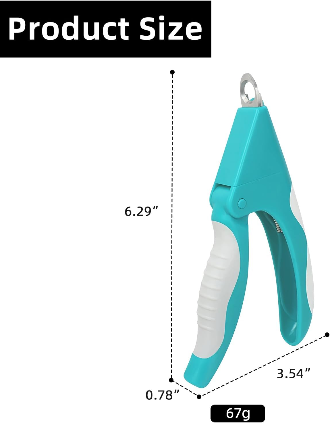 Stainless Steel Cat Nail Clippers for Pet Grooming S