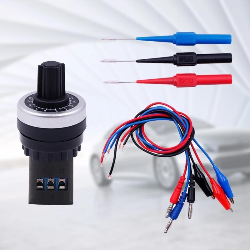 Universal Auto Circuit Tester Sensor Signal Resistance Simulator Fuel Diagnostic Tools for Vehicle Maintenance Training