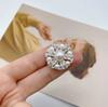 5 Stück Blumenperlen Metall Strasssteine Knöpfe mit Öse Für Hochzeitskleidung Kleid Dekoration