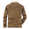 Winter Corduroy Lapel CottonPadded Jacket Short Flight Suit Top Cotton Clothes Men'S Pure Cotton Large Size Fleece Jacket