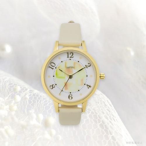 Fieldwork Women's Analog Watch with Water-Resistant Leather Strap, White, YM105-1