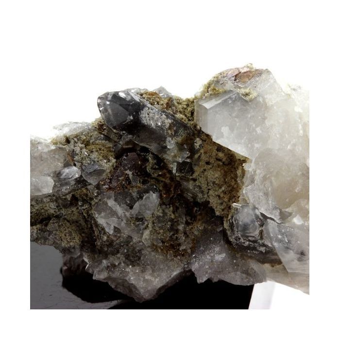 Brookite + Quartz gris 108.8 carats