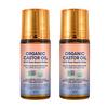 1/2Pcs 50ML Organic Castor Oil with Rose Quartz Roller Travel Nourishing Moisturizing 1.7 Fl Oz Pure Extra Virgin Roll-on Castor Oil