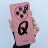 For Xiaomi Redmi 14C 4G A3Pro 4G/ Xiaomi Poco C75 4G M7 5G Case Lucky Initial Letter Liquid Soft Silicone Protective Cover Phone