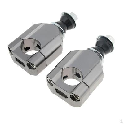 2 motorrad Lenker Halterung Clamp Riser Halterungen für