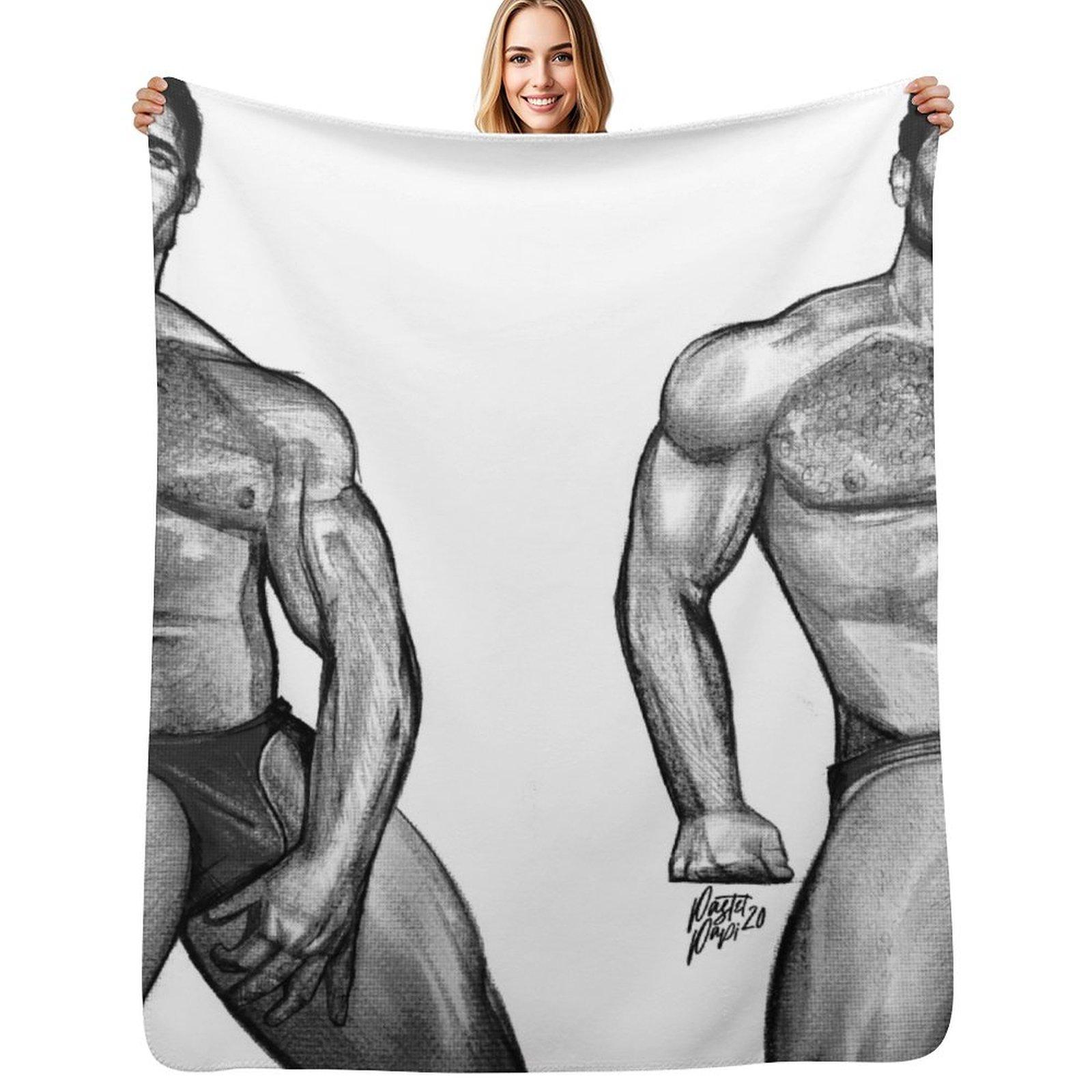 Pastelpapi - (Henry Cavill) Throw Blanket Cozy Microfiber Throw Blanket for Home Bedroom 75X95CM